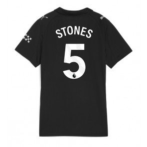 Lacne Ženy Futbalové dres Manchester City John Stones #5 2025-26 Krátky Rukáv - Preč